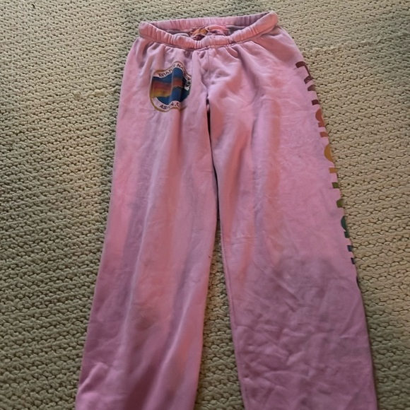 Aviator Nation Pink Logo Sweatpants - Picture 1 of 3